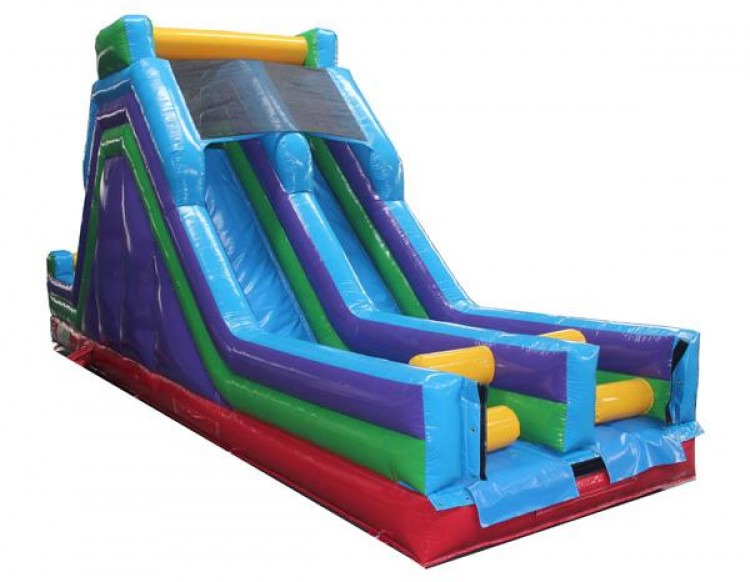 17’ Dual Lane Wet/Dry Slide